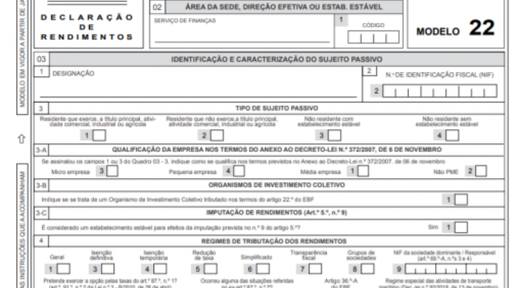 Modelo 22 - 2019